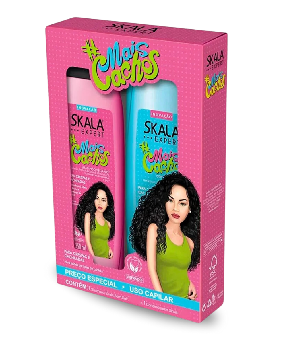 SKALA EXPERT SHAMPOING + APRÈS-SHAMPOING (Bouclage Et Hydratation) MAISCACHOS PLUS DE BOUCLES