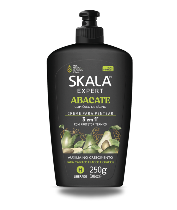 SKALA CRÉME 3 En 1 (Sans Rinçage, Bouclage Et Thermoprotecteur) ABACATE (AVOCAT)