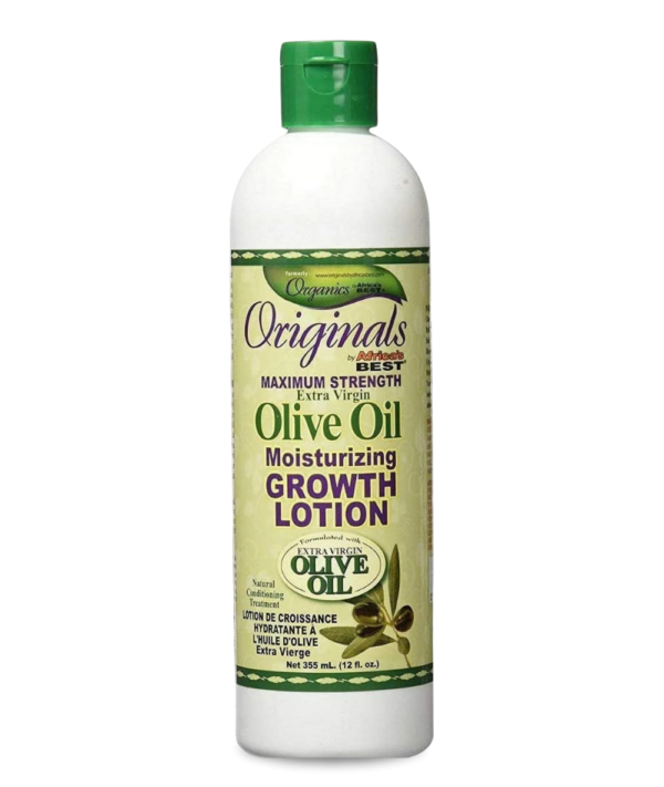 ORIGINALS BY AFRICA’S BEST LOTION-HYDRATANTE ET POUSSE À L'OLIVE ET À L'ALOE