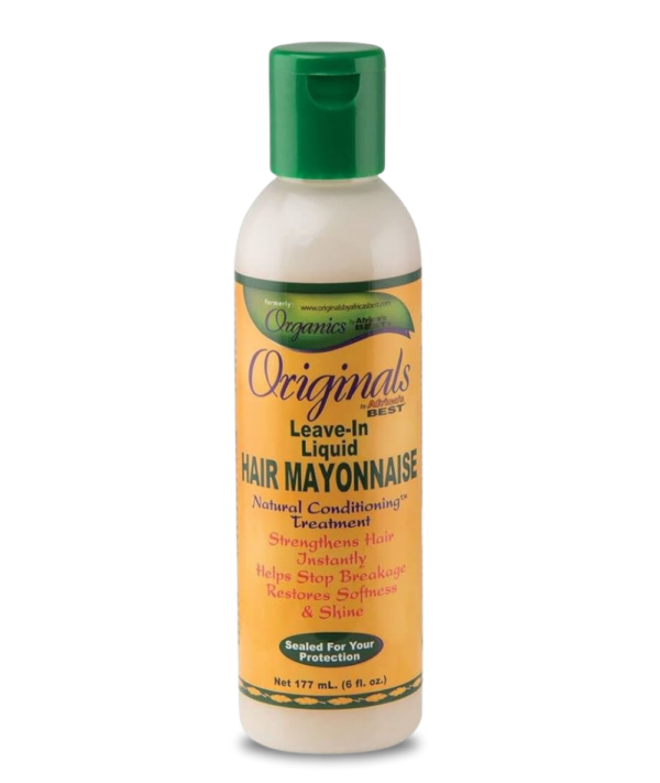 ORIGINALS BY AFRICA’S BEST-REVITALISANT SANS RINÇAGE LIQUIDE CHEVEUX MAYONNAISE