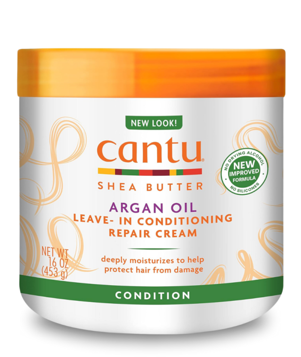 CANTU CRÈME RÉPARATRICE D'ENTRETIEN SANS RINCAGE À L'HUILE D'ARGAN