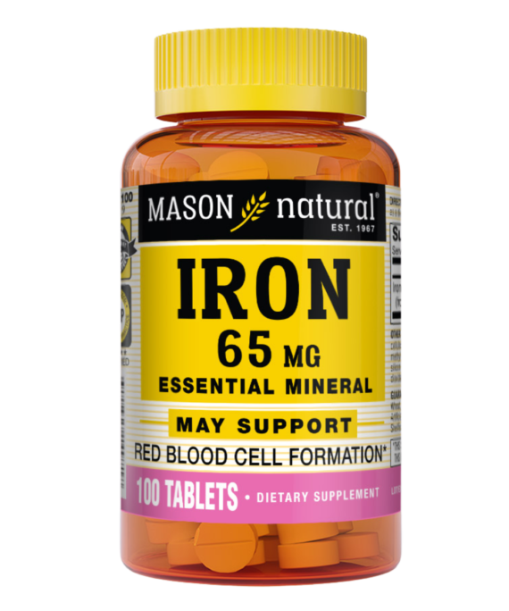 MASON NATURAL-IRON 65MG TABLETS